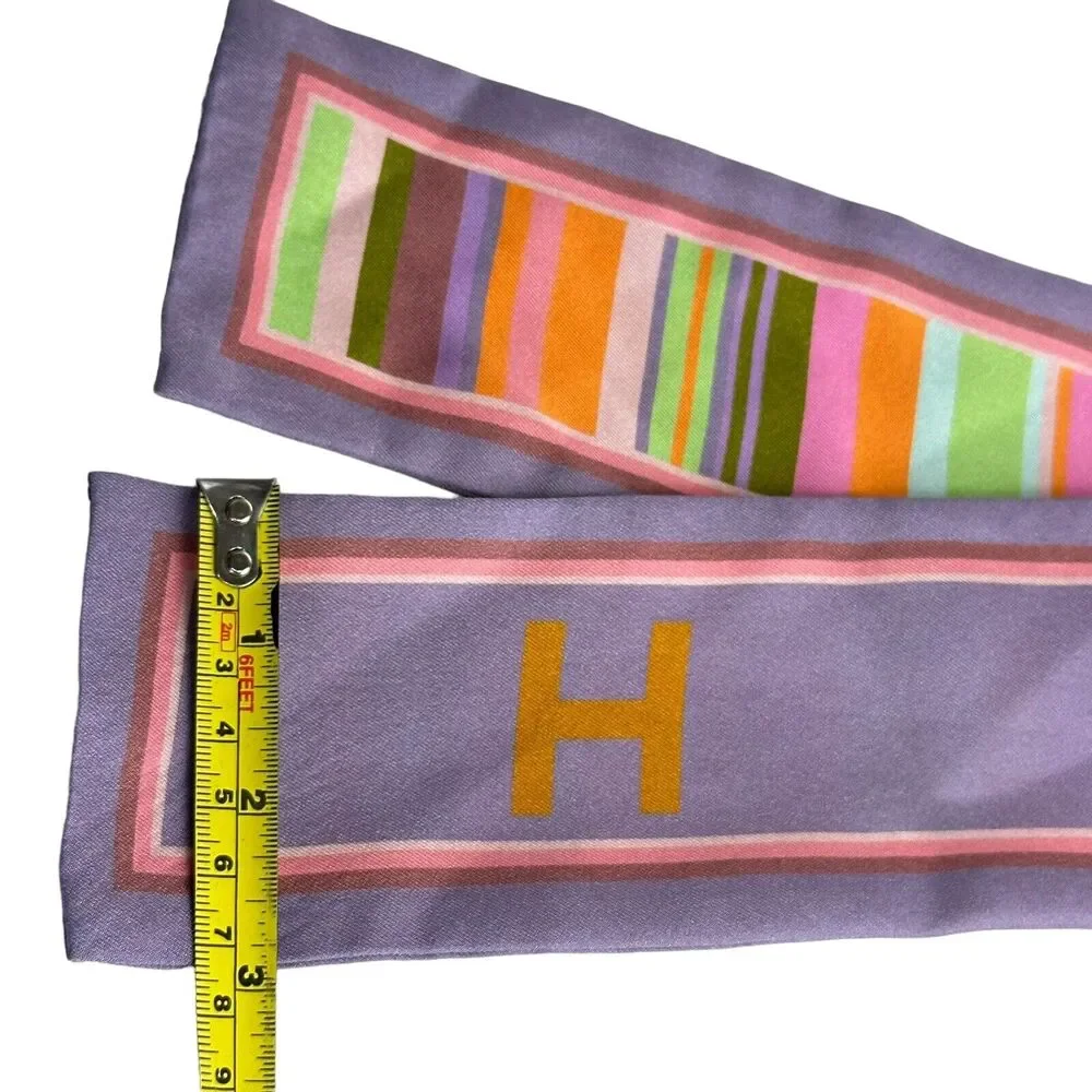 hunny bunny collection Rainbow Baja Long Skinny Hair Scarf